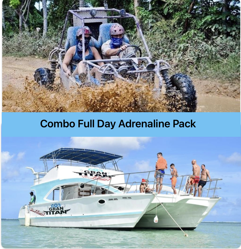 Combo full day buguies and Catamaran
