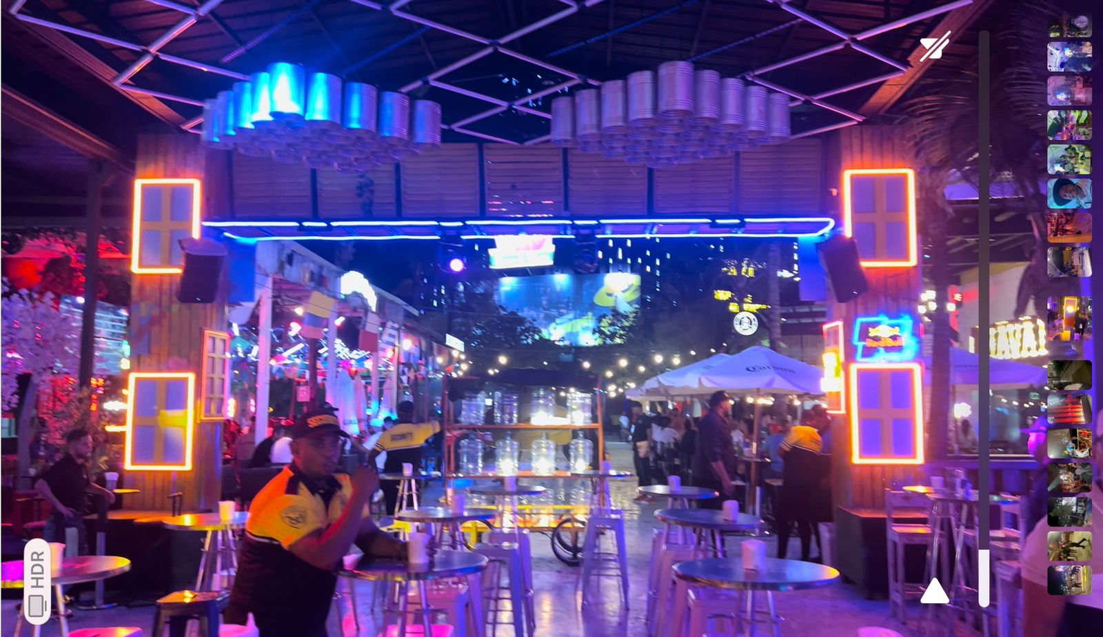 travelers having fun at el patio in Punta cana 